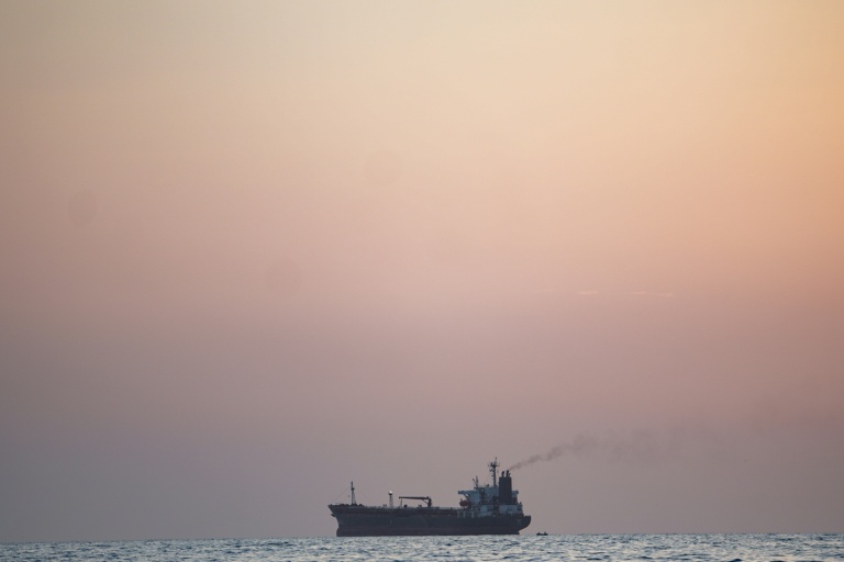 Un navire marchand dans le détroit de Bab al-Mandeb, le 12 septembre 2026