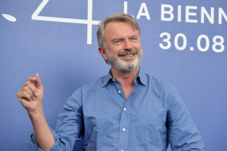 L'acteur Sam Neill lors d'une séance photo pour le film 