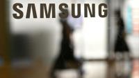Le logo de Samsung Electronics à Seoul, le 20 mai 2026.