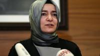 Fatma Betul Sayan Kaya, alors ministre turque de la Famille, à Istanbul, le 12 mars 2017