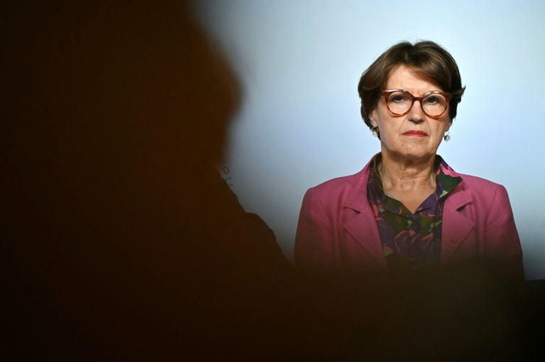 La ministre de l'Agriculture  Annie Genevard le 27 juillet 2026 à Paris