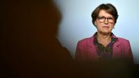 La ministre de l'Agriculture  Annie Genevard le 27 juillet 2026 à Paris