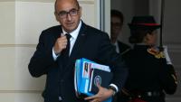 Le ministre de l'Intérieur Laurent Nuñez à la sortie de l'Elysée, le 22 juillet 2026 à Paris