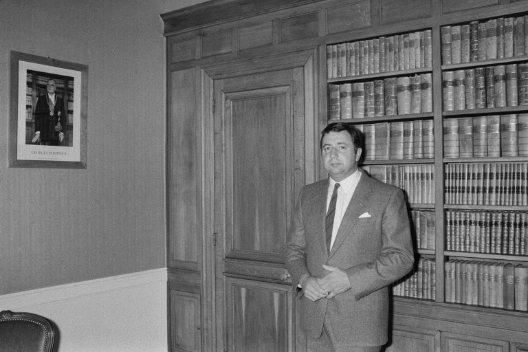 Gérard Larcher, alors maire RPR de Rambouillet, le 12 septembre 1983 à Rambouillet dans les Yvelines