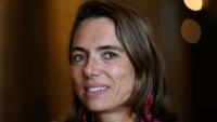 La sénatrice LR Christine Lavarde au Palais du Luxembourg à Paris, le 1er octobre 2026