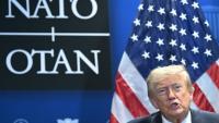 Le président américain Donald Trump au sommet de l'Otan à Ankara, le 8 juillet 2026 en Turquie