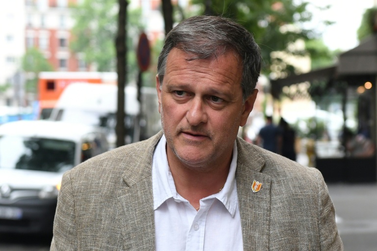 Le maire Rassemblement national (RN) de Perpignan, Louis Alliot, le 21 juin 2022 à Paris