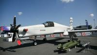 Aarok, drone de combat du français Turgis Gaillard, présenté au salon du Bourget le 17 juin 2025 