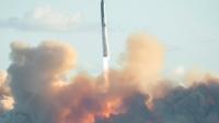 La fusée Starship de SpaceX au Texas, le 13 octobre 2025