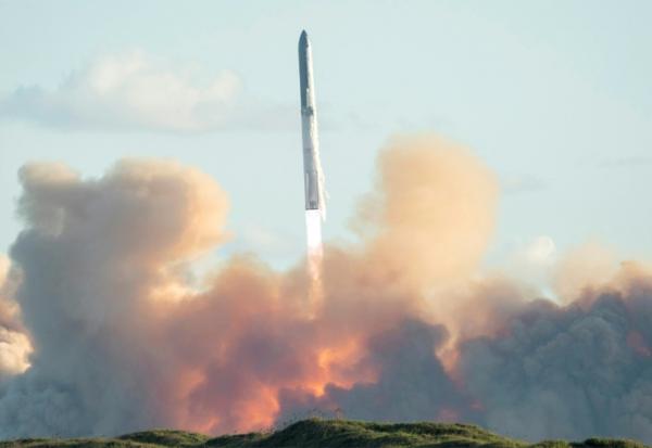 La fusée Starship de SpaceX au Texas, le 13 octobre 2025