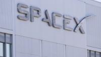 Un bâtiment de l'entreprise SpaceX à Hawthorne, en Californie, le 26 mars 2026