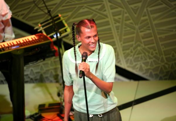 Le chanteur belge Stromae le 17 novembre 2022 à New York