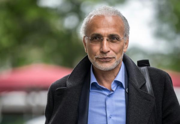 L'islamologue Tariq Ramadan arrive au tribunal au dernier jour de son procès en appel pour viol, e 29 mai 2024 à Genève, en Suisse