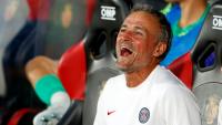 L'entraîneur espagnol du Paris Saint-Germain, Luis Enrique, avant le début d'un match amical contre le RCD Majorque, à Palma de Majorque, le 8 août 2026