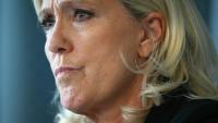 La candidate RN à la présidentielle Marine Le Pen à Moissac dans le Tarn-et-Garonne le 12 octobre 2026