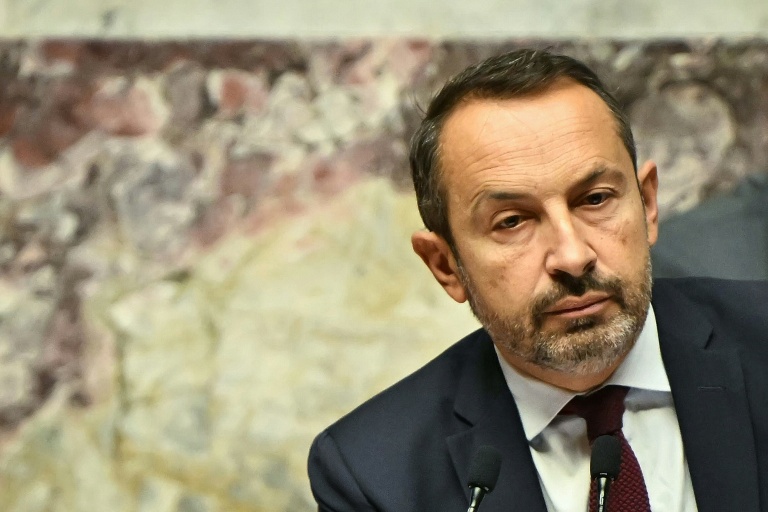 Le vice-président du RN Sébastien Chenu à Paris le 8 octobre 2026