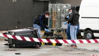 La police intervient sur les lieux de tirs à Trappes, dans les Yvelines, le 23 octobre 2026 