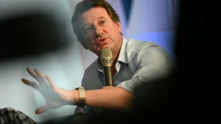 Le sénateur écologiste Yannick Jadot à Liffre le 25 avril 2026