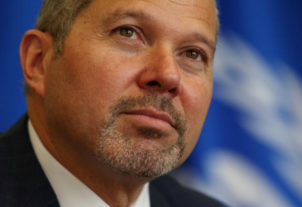 Le secrétaire général de l'Organisation maritime internationale (OMI), 
Arsenio Dominguez.