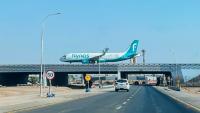 Un avion atterrit à l'aéroport international King Khalid de Ryad, le 19 septembre 2026