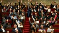 Les députés votent un amendement visant à modifier le statut des AESH lors de la niche parlementaire LFI à l'Assemblée nationale, à Paris, le 29 octobre 2026