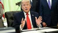 Le président américain Donald Trump dans le Bureau ovale de la Maison Blanche, le 11 juin 2026 à Washington