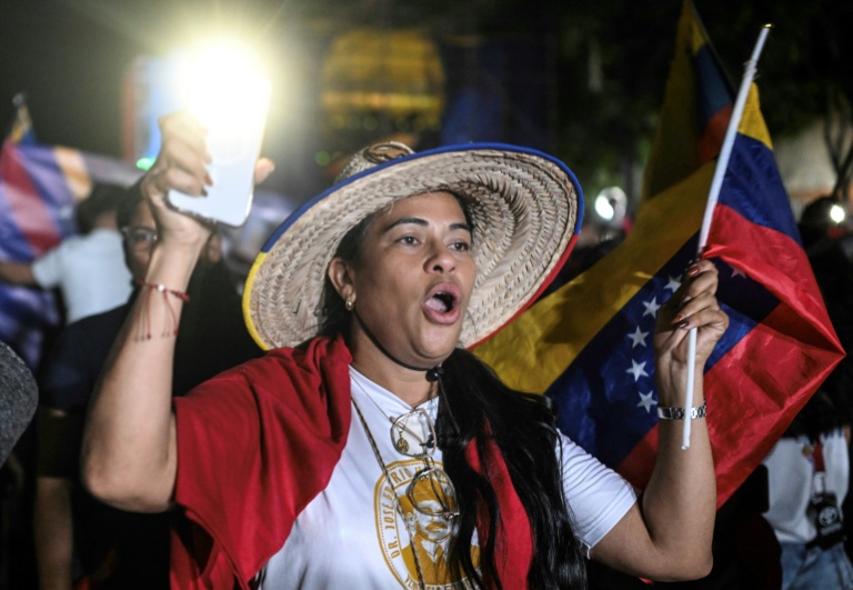 Manifestation pour la paix à Caracas, le 15 décembre 2025