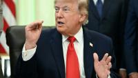 Le président américain Donald Trump dans le Bureau ovale de la Maison Blanche, le 11 juin 2026 à Washington