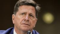 Le procureur américain Jay Clayton lors de son audition devant la commission du renseignement du Sénat en vue de la confirmation de sa nomination comme directeur du renseignement national, à Washington, le 15 juillet 2026