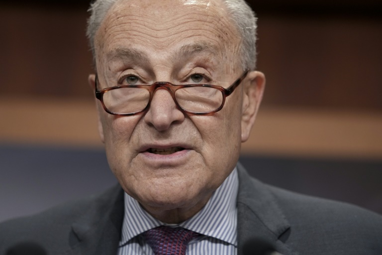 Le chef de la minorité démocrate au Sénat, Chuck Schumer, le 30 juillet 2025 à Washington