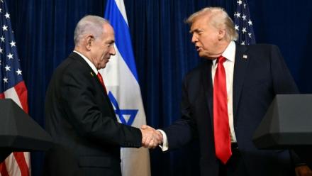 Le président américain Donald Trump et le Premier ministre israélien Benjamin Netanyahu à Mar-a-Lago, en Floride, le 29 décembre 2025