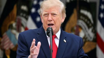 Le président américain Donald Trump à la Maison Blanche, le 15 octobre 2026 à Washington