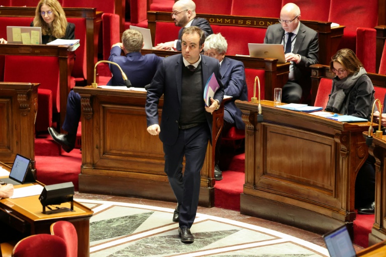 Le Premier ministre Sébastien Lecornu à l'Assemblée nationale à Paris, le 13 janvier 2026