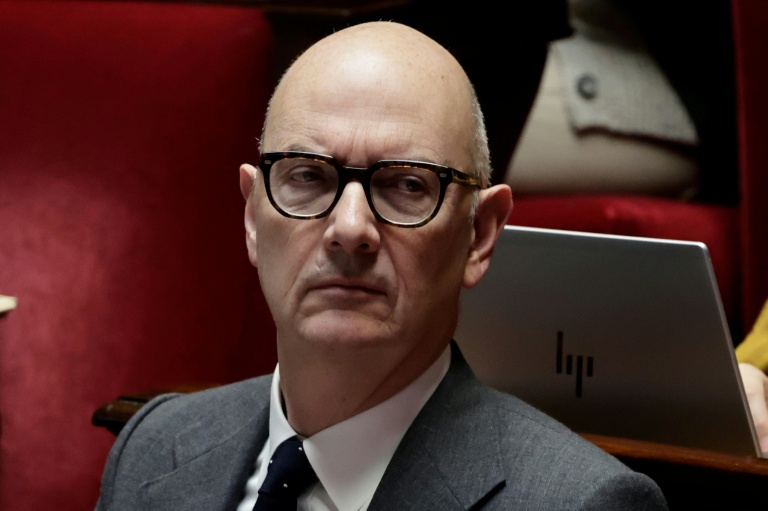 Le ministre de l'Economie et des Finances, Roland Lescure, à l'Assemblée nationale, à Paris, le 27 octobre 2025