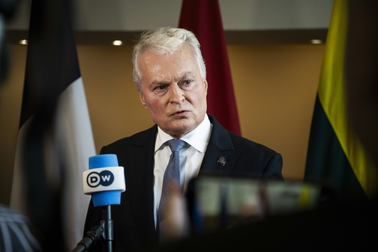 Le président lithuanien Gitanas Nauseda à Rovaniemi, en Finlande, le 14 septembre 2026