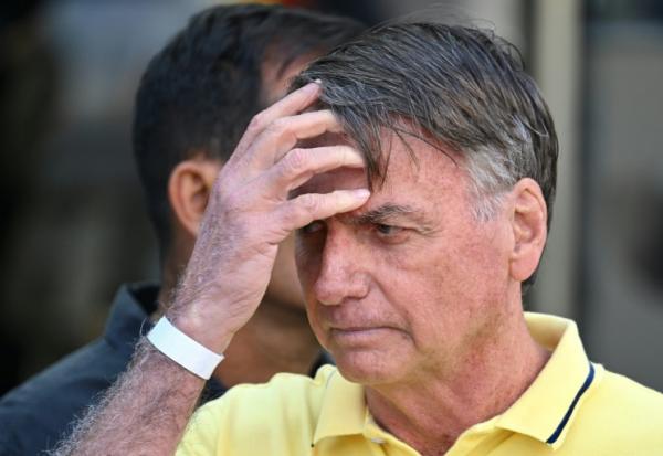 L'ex-président brésilien Jair Bolsonaro à Brasilia le 26 août 2025