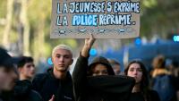 Des étudiants manifestent à Paris, le 5 octobre 2026