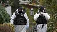 Opération des forces spéciales de la police allemande contre un groupe complotiste et d'extrême droite préparant un coup d'Etat, le 7 décembre 2022 à Bad Lobenstein, dans l'est de l'Allemagne