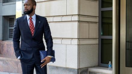 L'ancien rappeur Pras Michel lors de son procès à Washington le 3 avril 2023