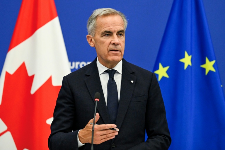 Le Premier ministre canadien Mark Carney à Strasbourg, le 17 septembre 2017
