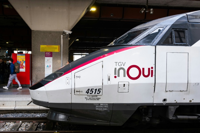 Un TGV en gare de Marseille Saint-Charles, dans le sud de la France, le 4 mars 2026