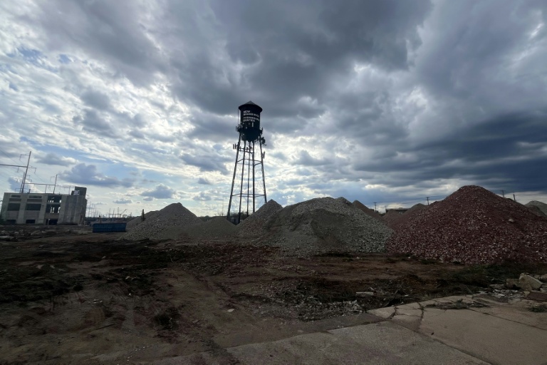 Le site d'un projet de centre de données à New Brunswick (New Jersey), le 1er avril 2026