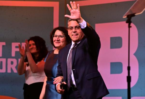 Le démocrate Xavier Becerra à Los Angeles, le 2 juin 2026