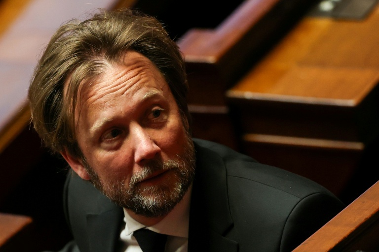 Le chef des députés socialistes Boris Vallaud à l'Assemblée nationale, le 31 mars 2026