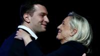 Jordan Bardella et Marine Le Pen à Chalons-en-Champagne, le 18 mars 2026