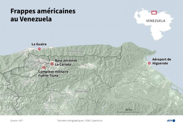 Les frappes américaines au Venezuela