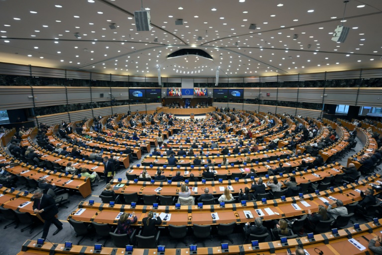 Le Parlement européen à Bruxelles, le 12 novembre 2025