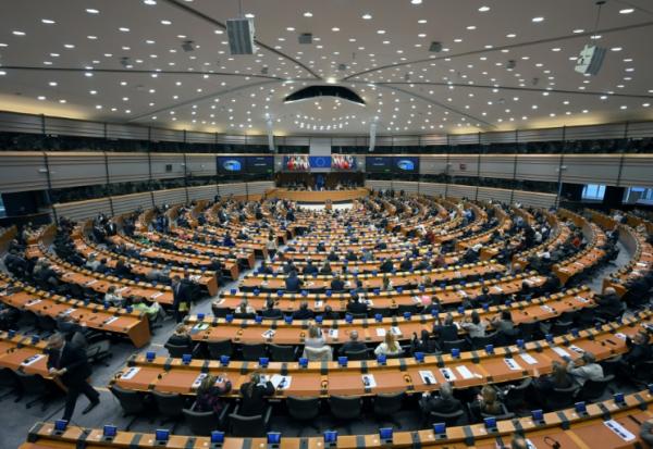 Le Parlement européen à Bruxelles, le 12 novembre 2025