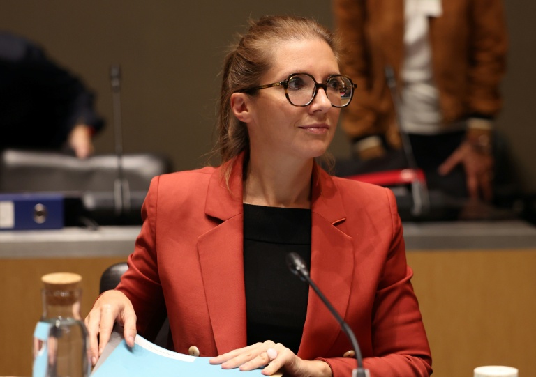La ministre déléguée chargée de l'Égalité entre les femmes et les hommes, Aurore Bergé, à l'Assemblée nationale le 16 septembre 2026