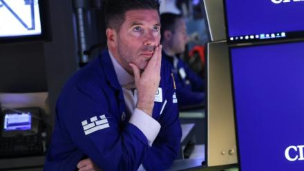 Un opérateur à la Bourse de New York le 20 février 2026